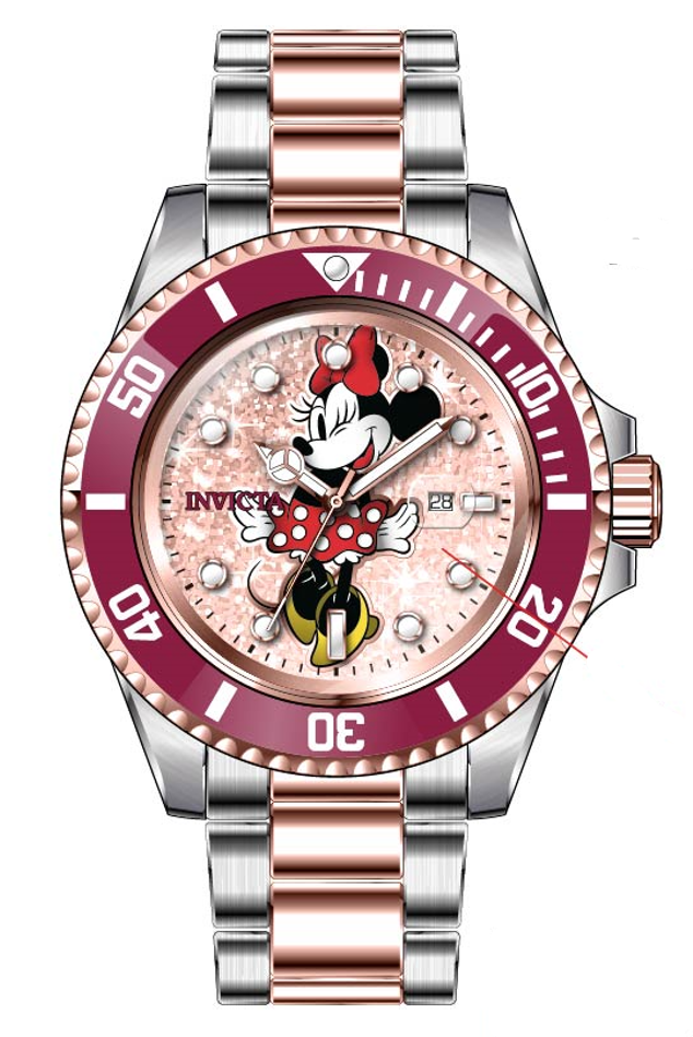 Band for Invicta Disney Limited Edition Minnie Mouse Lady 41335