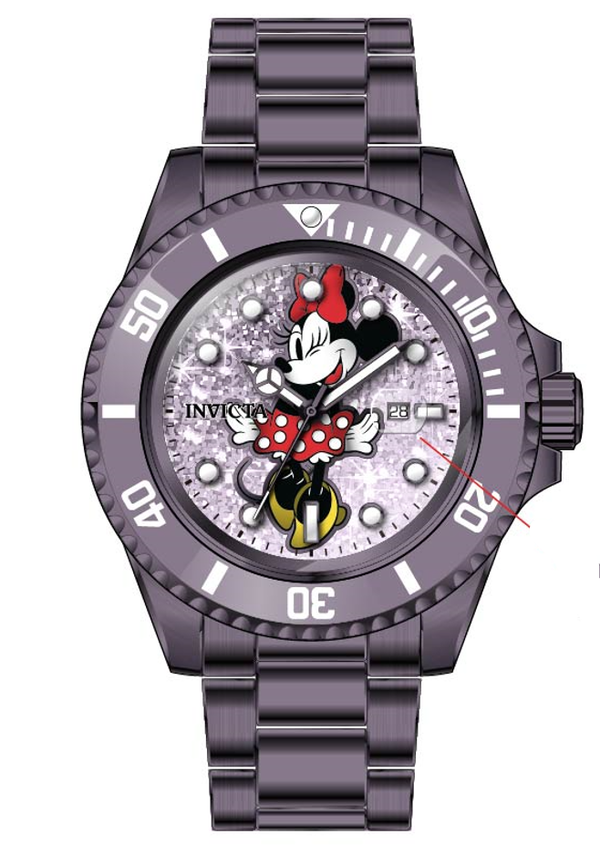 Band for Invicta Disney Limited Edition Minnie Mouse Lady 41336