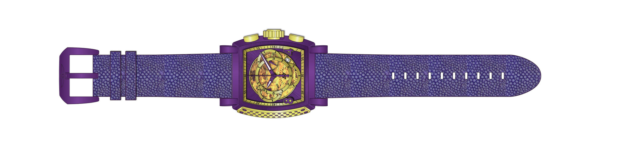 Band for Invicta S1 Rally Men Purple Label 40110