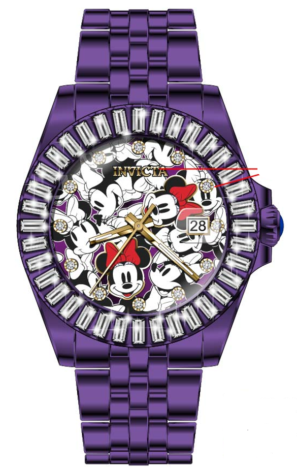 Parts for Invicta Disney Limited Edition Minnie Mouse Lady 41355