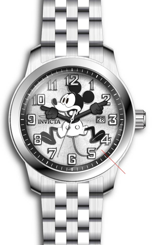 Parts for Invicta Disney Limited Edition Mickey Mouse Men 41369