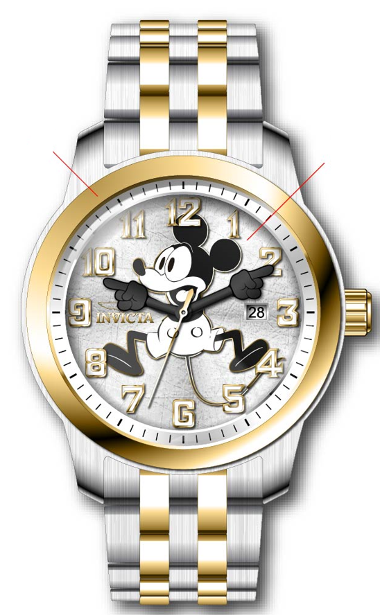 Parts for Invicta Disney Limited Edition Mickey Mouse Men 41370