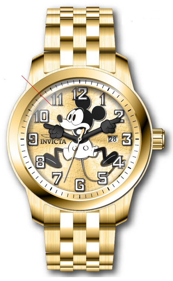 Parts for Invicta Disney Limited Edition Mickey Mouse Men 41371