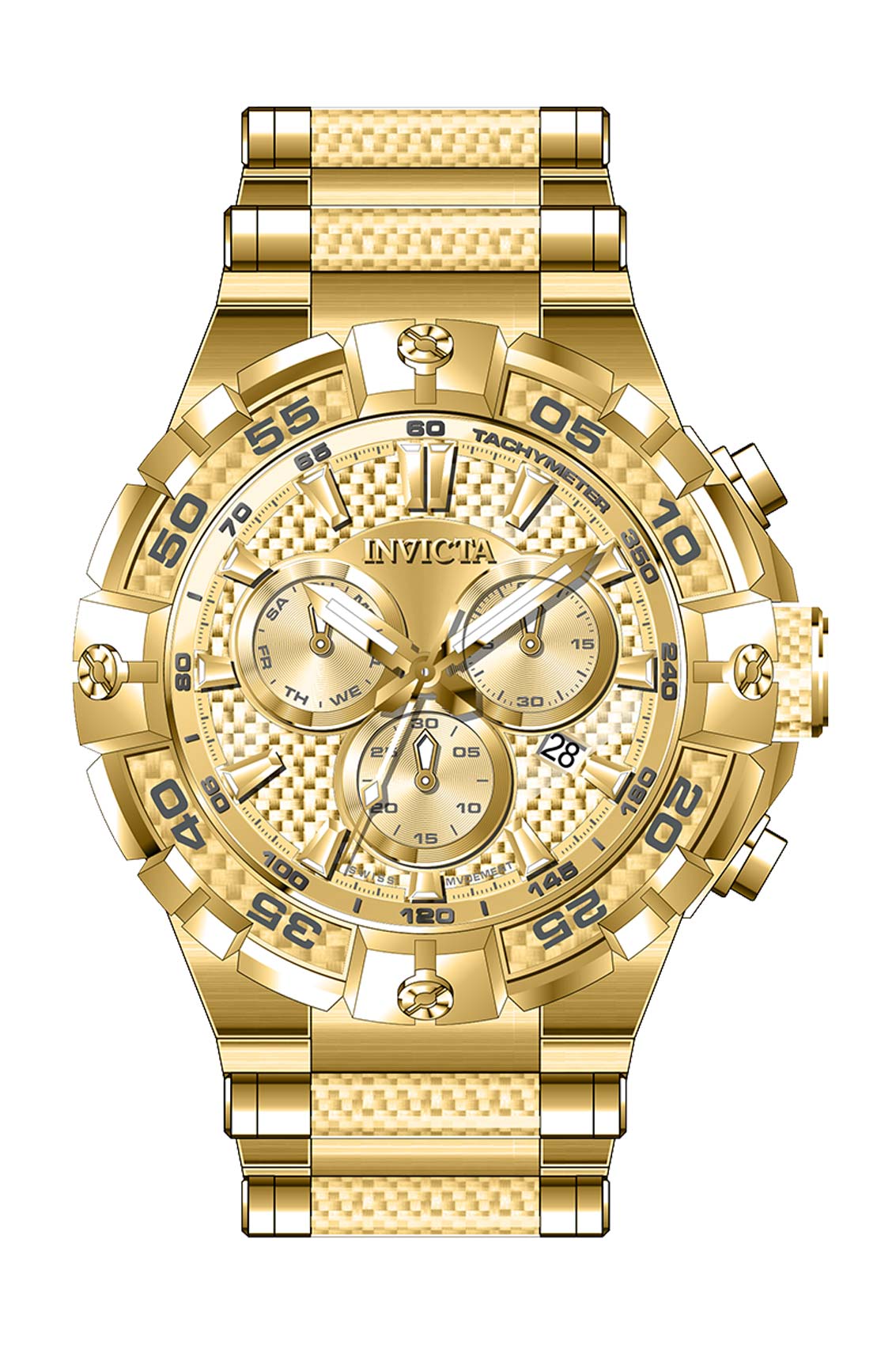 Band for Invicta Bolt Men 38142