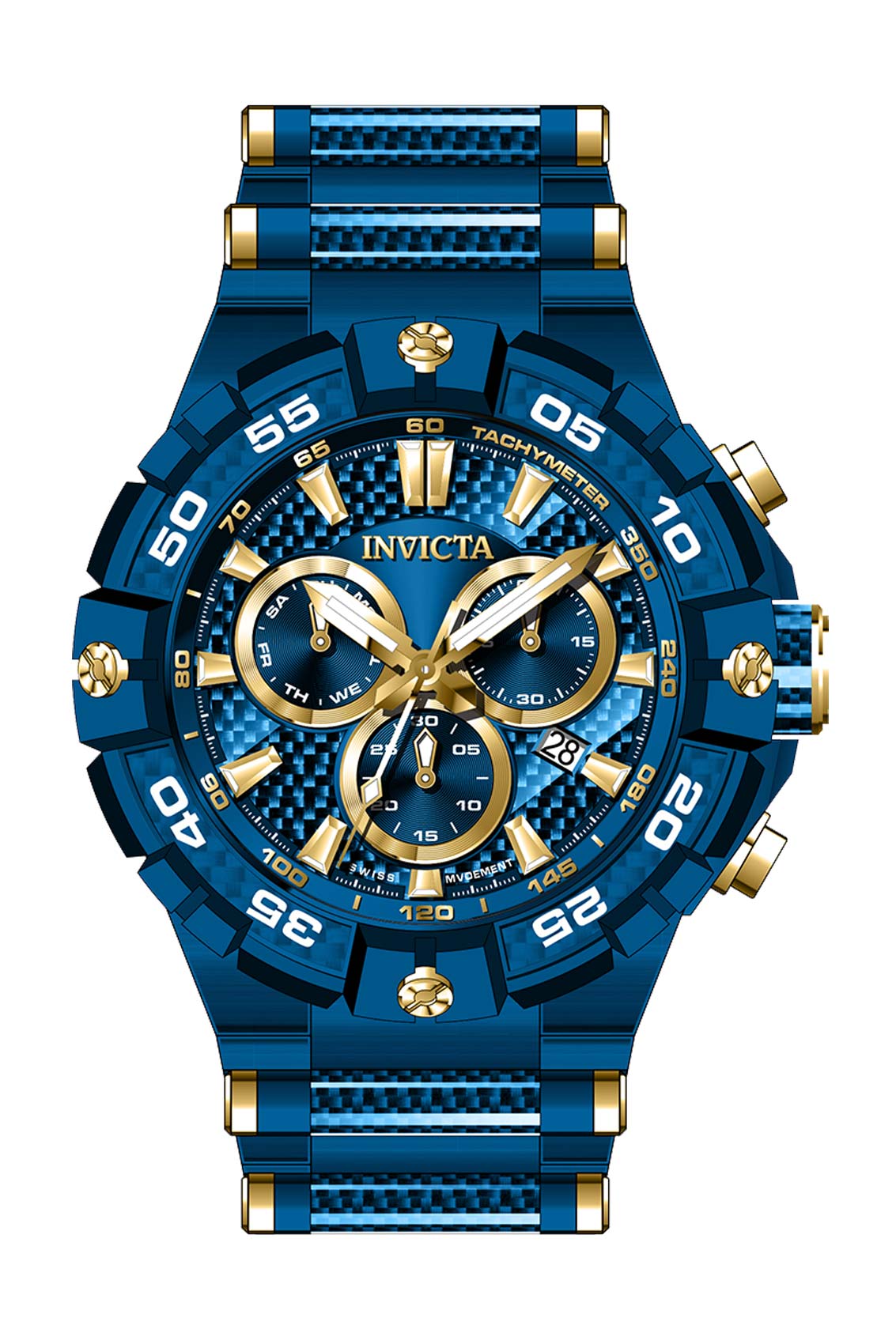 Band for Invicta Bolt Men 38145