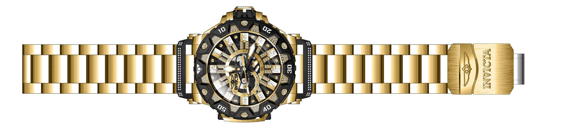 Band for Invicta Specialty Zager Exclusive Men 35214