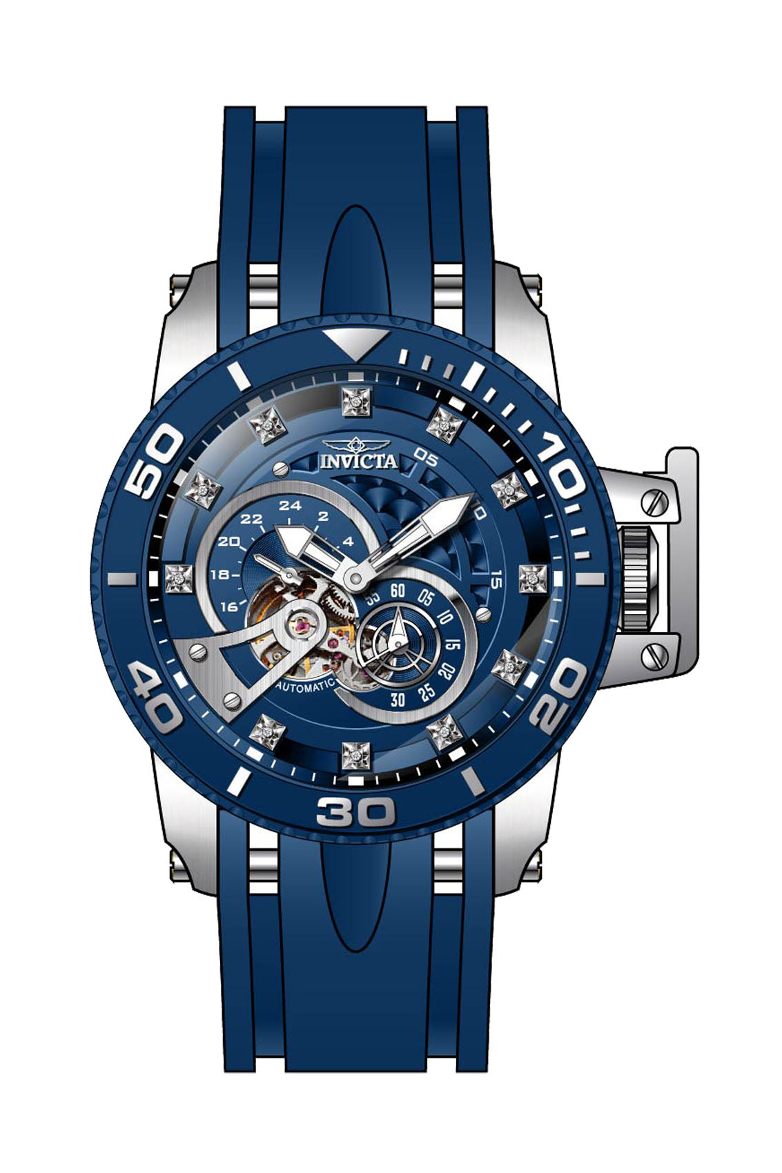 Parts for Invicta Pro Diver SCUBA Men 36111