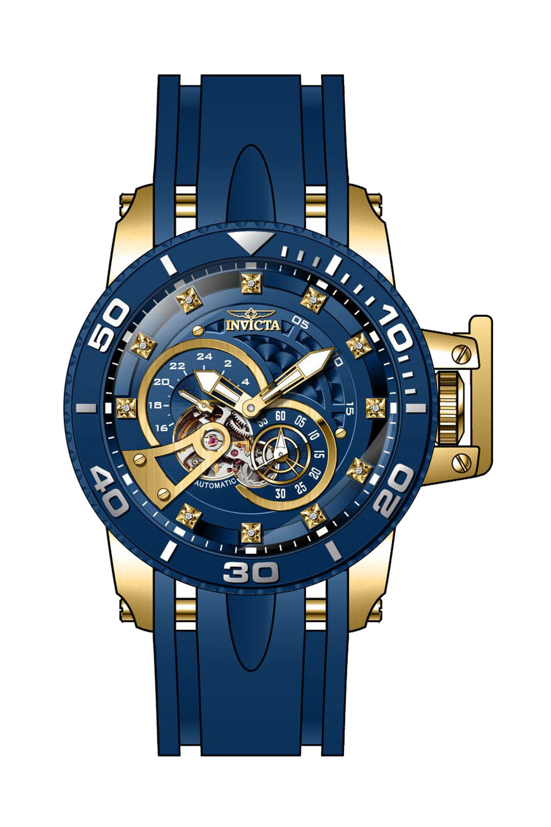 Parts for Invicta Pro Diver SCUBA Men 36113