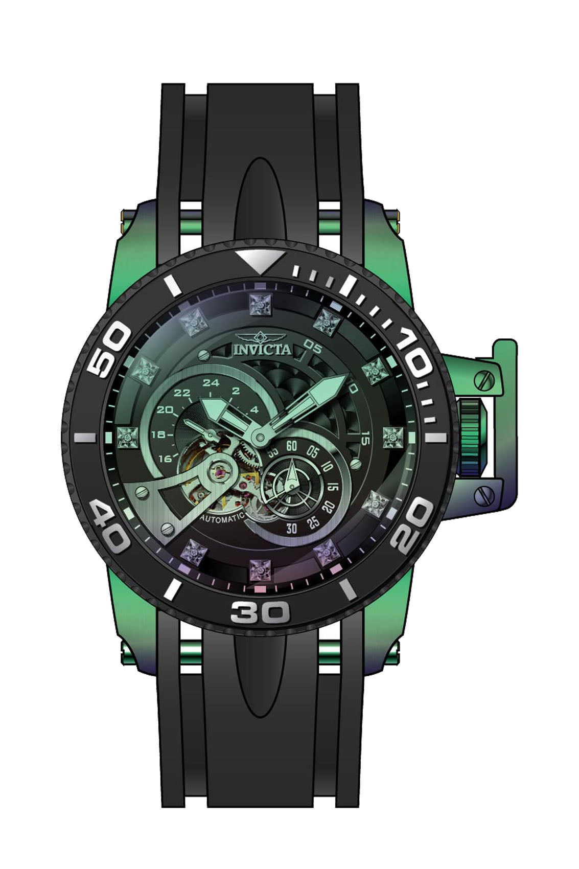 Parts for Invicta Pro Diver SCUBA Men 36116