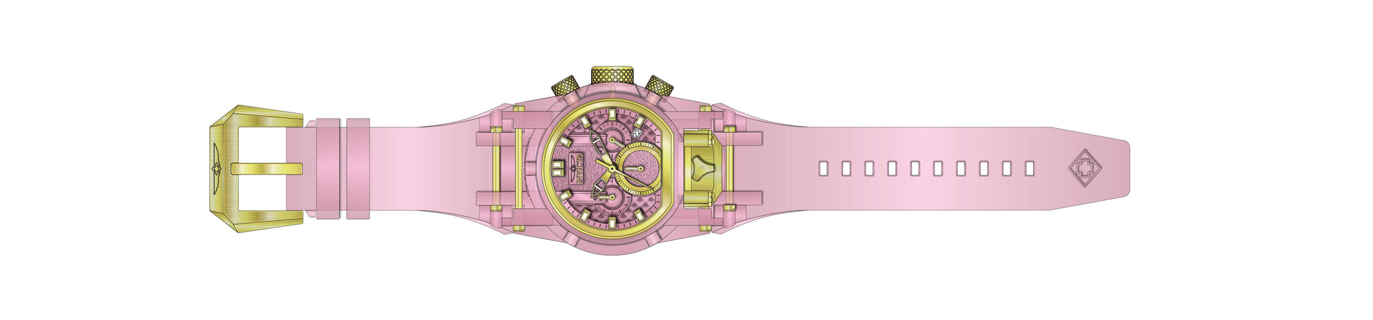 Band for Invicta Anatomic Lady 40297
