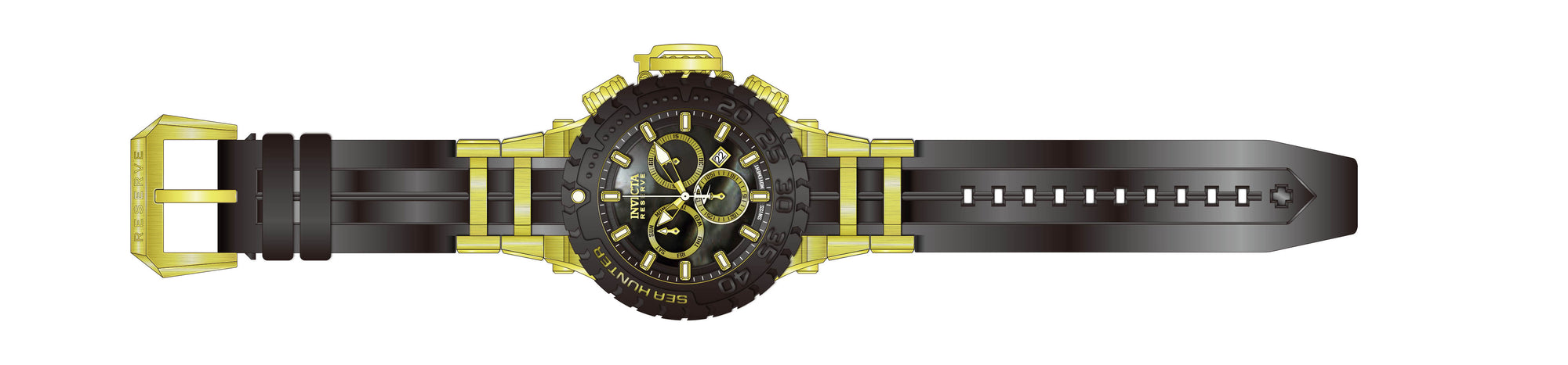 Band for Invicta Sea Hunter Men 41007 Invicta Watch Bands