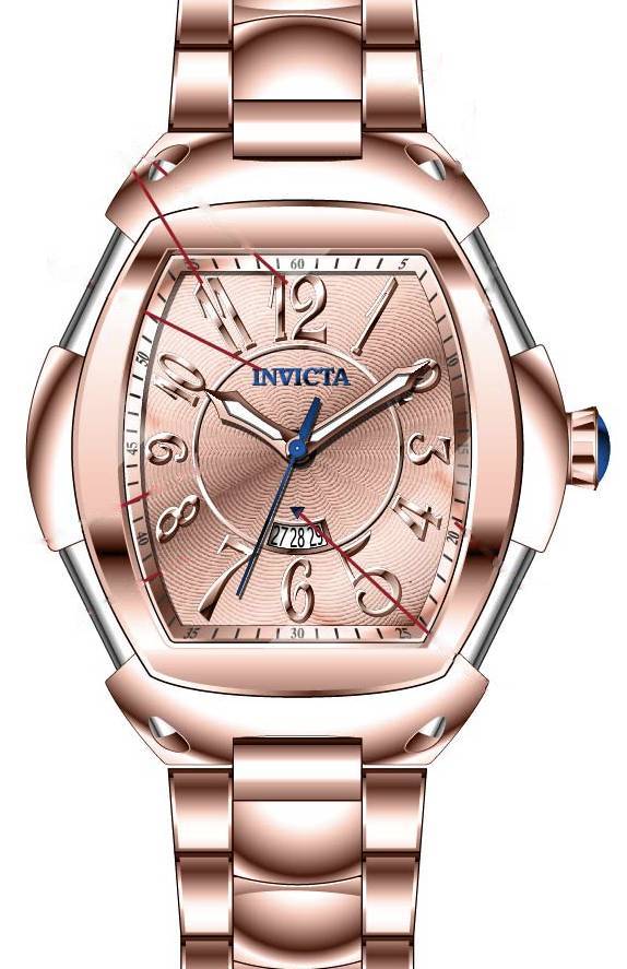 Band for Invicta Vintage Lady 41625