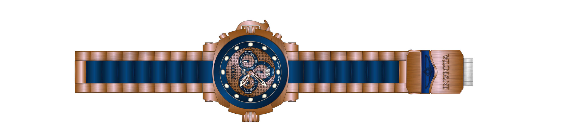 Band for Invicta Reserve Man of War Men 38786