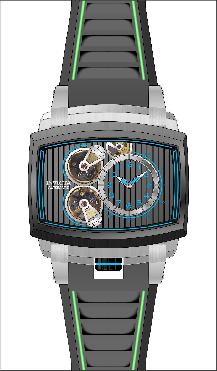 Band for Invicta Akula Men 41694