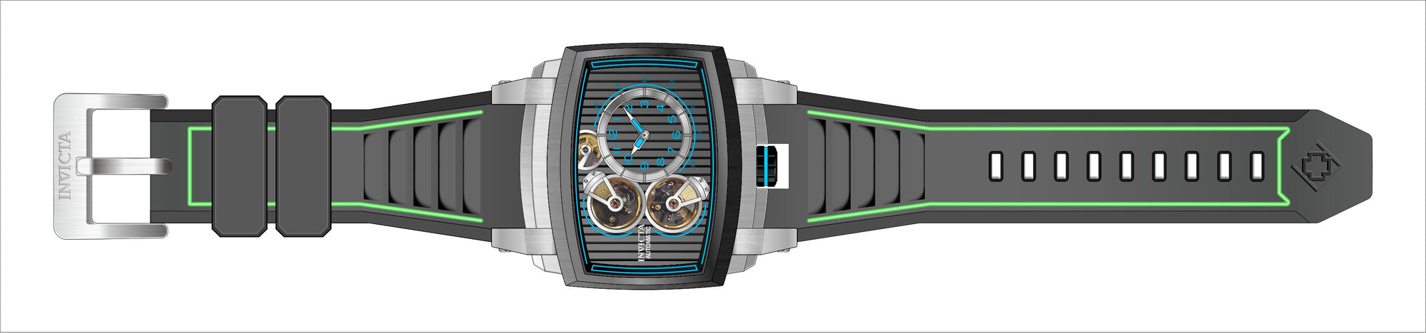 Band for Invicta Akula Men 41694