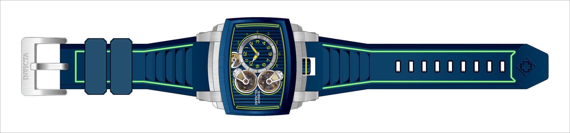 Band for Invicta Akula Men 41695