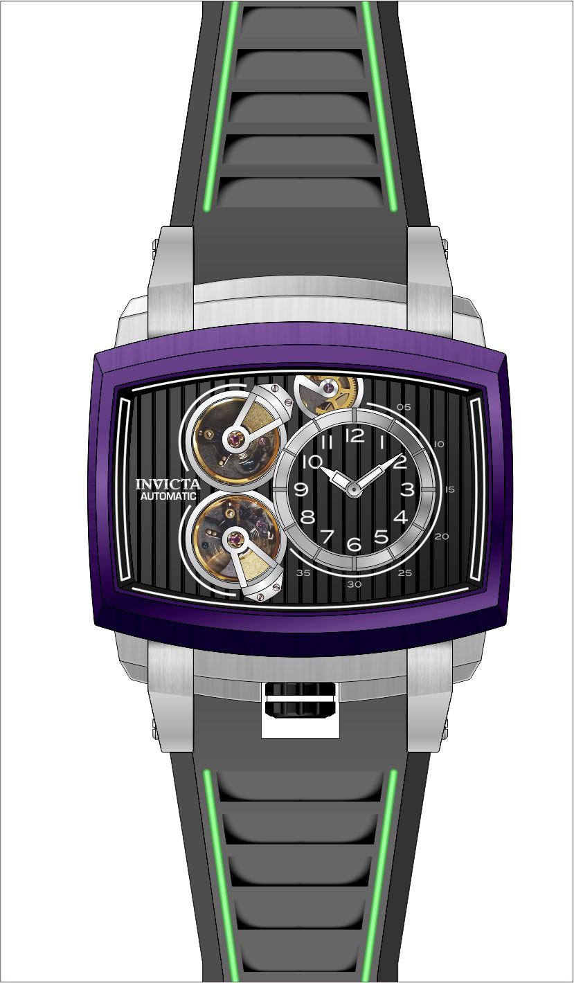 Band for Invicta Akula Men 41699