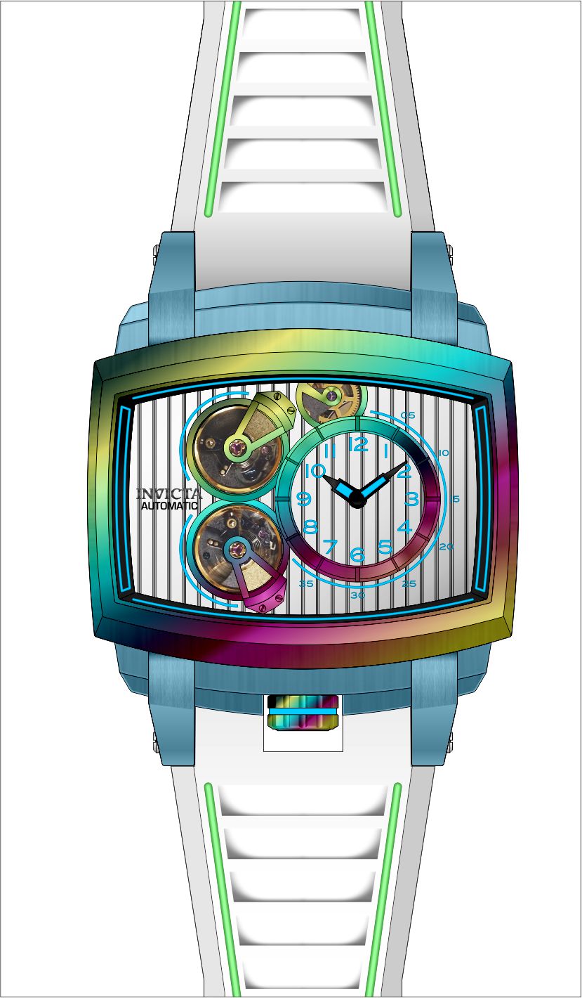 Band for Invicta Akula Men 41701