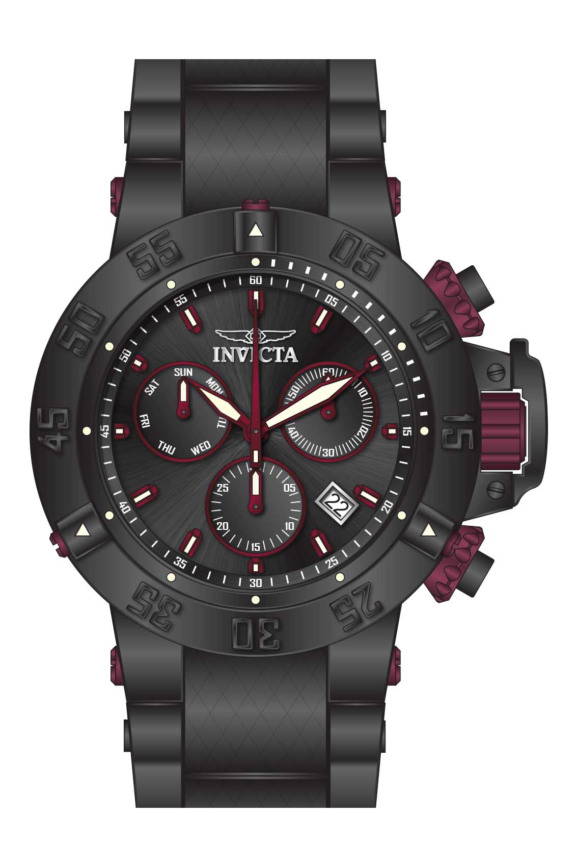 Parts for Invicta Subaqua Noma III Men Black Label 40451
