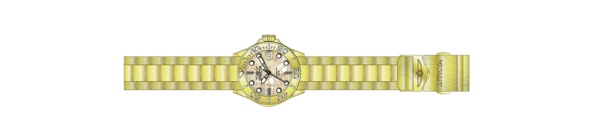 Parts for Invicta Grand Diver Lady 40151