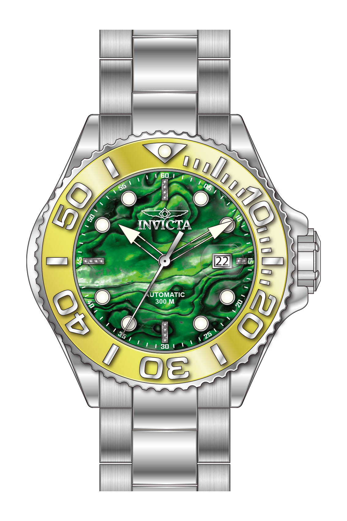 Band for Invicta Grand Diver Men 39965 - Invicta Watch Bands