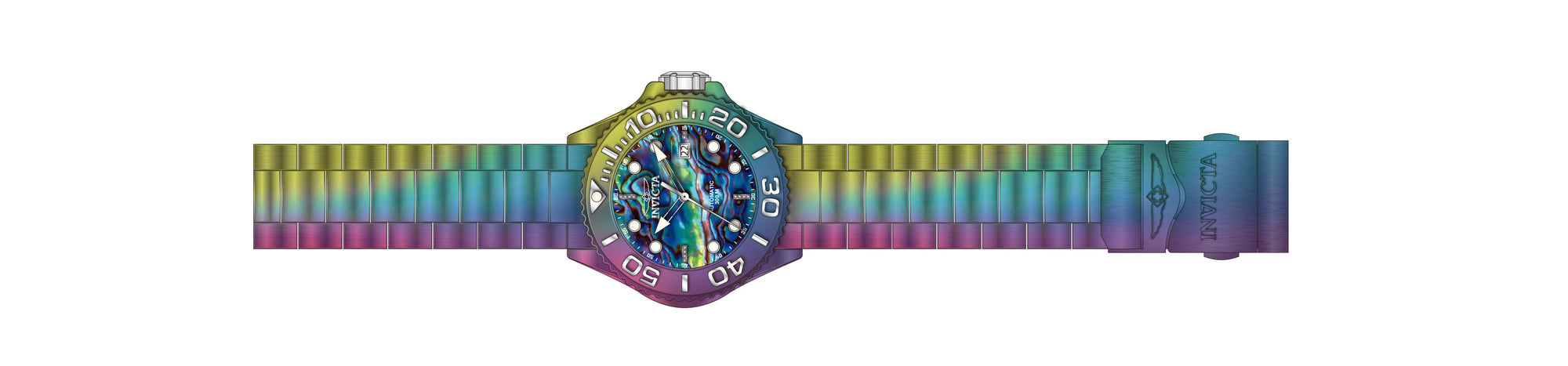 Band for Invicta Grand Diver Men 39968