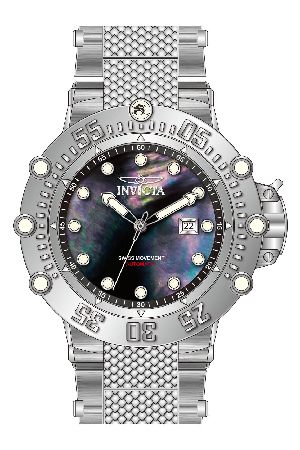 Band for Invicta Subaqua Men 40068