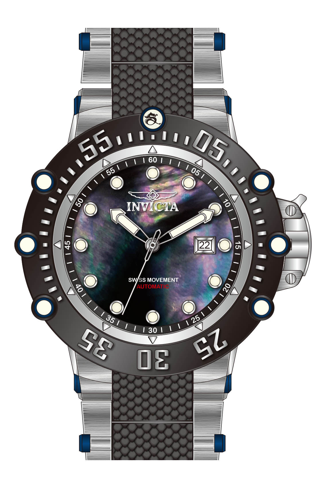 Band for Invicta Subaqua Men 40070