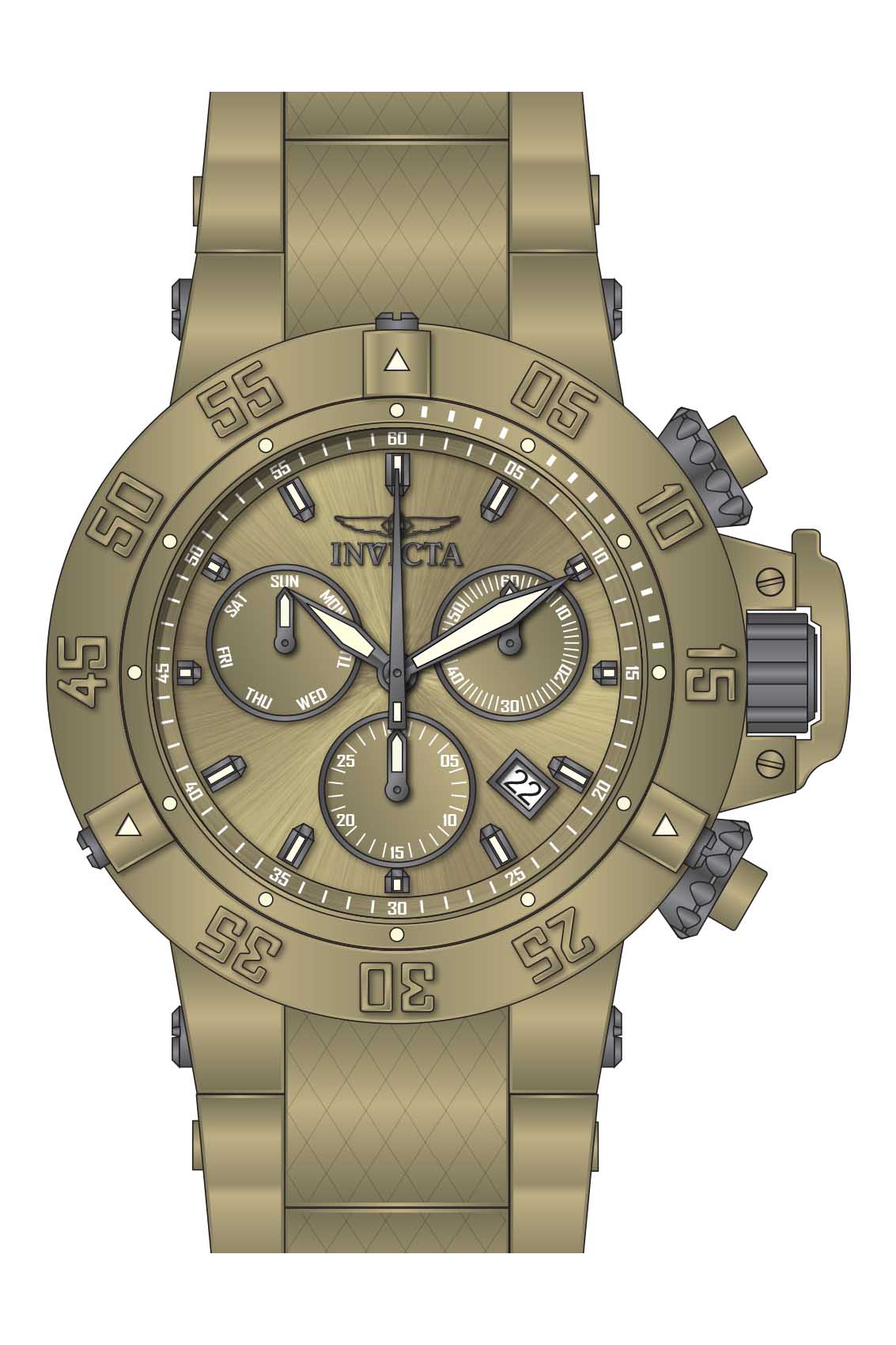 Parts for Invicta Subaqua Noma III Men None 40453