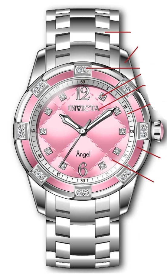 Parts for Invicta Angel Lady 42102