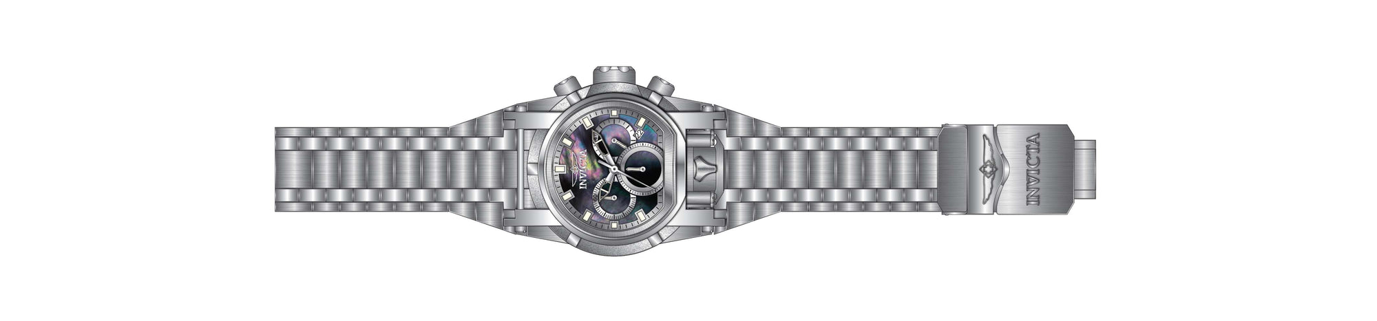Band for Invicta Bolt Bolt Zeus Magnum Lady 40586