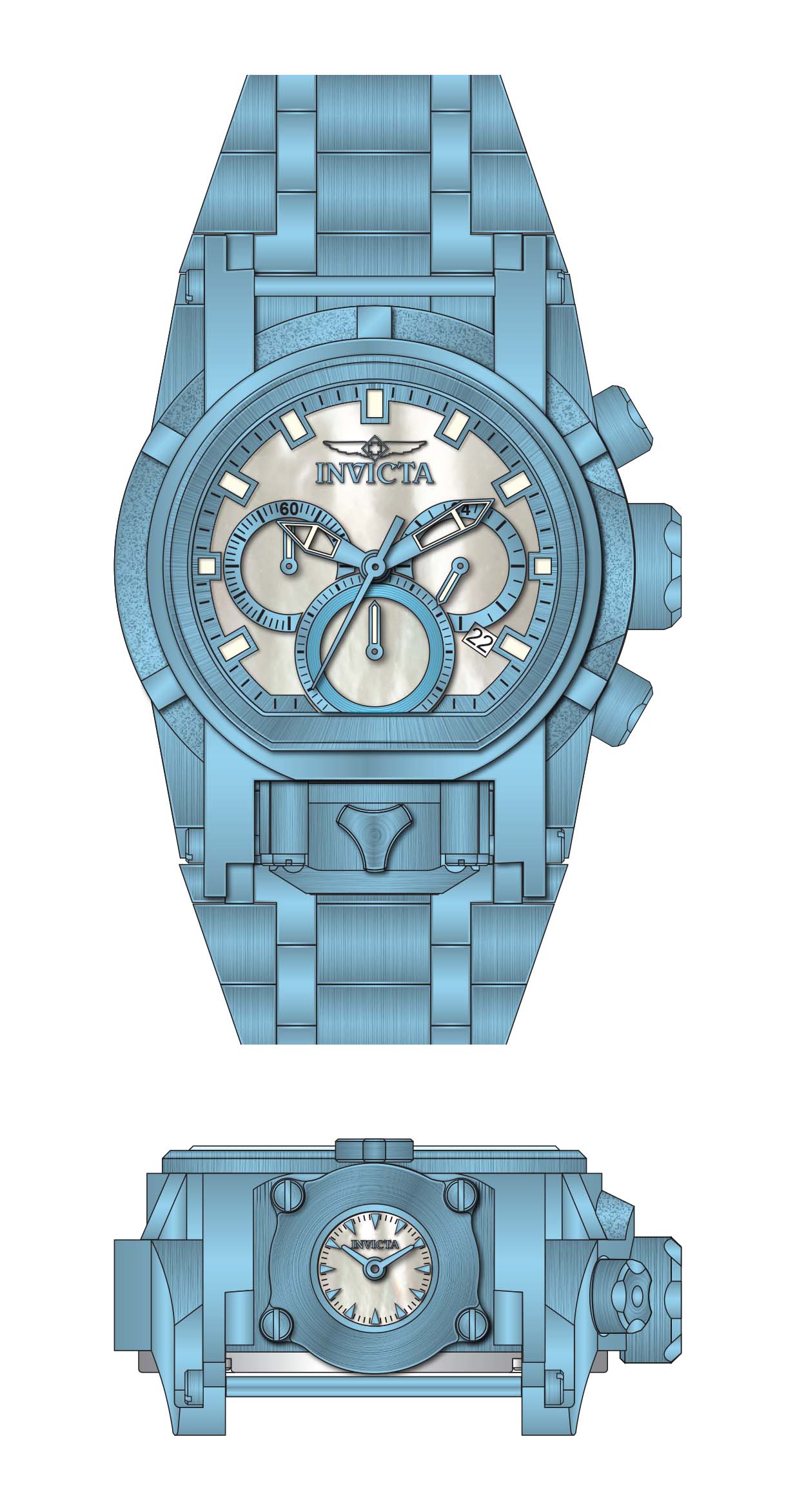 Parts for Invicta Bolt Bolt Zeus Magnum Lady 40588