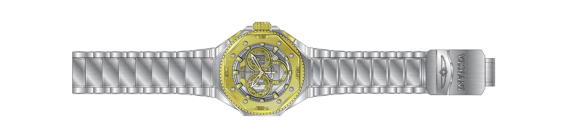 Band for Invicta Reserve Pro Diver Men 40637