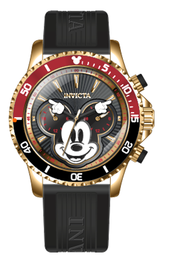 Band for Invicta Disney Limited Edition Mickey Mouse Men 42269