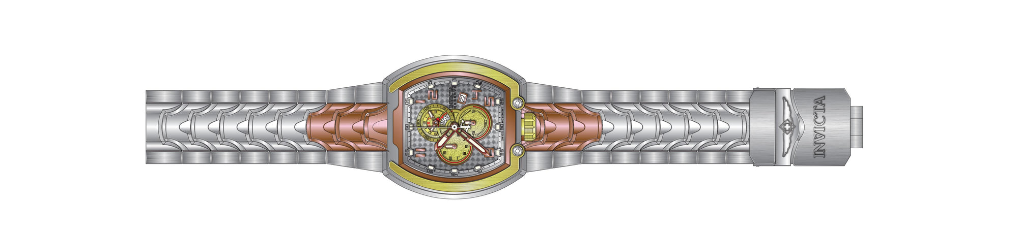 Band for Invicta Reserve Men 39446