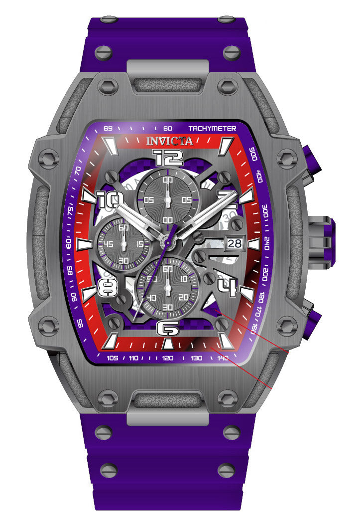 Band for Invicta S1 Rally Diablo Men 42355