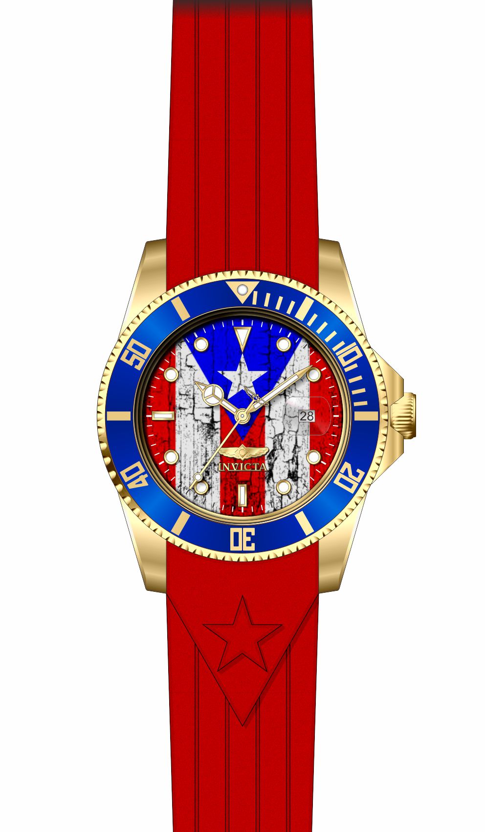 Band for Invicta Pro Diver Store Exclusive Men 43050