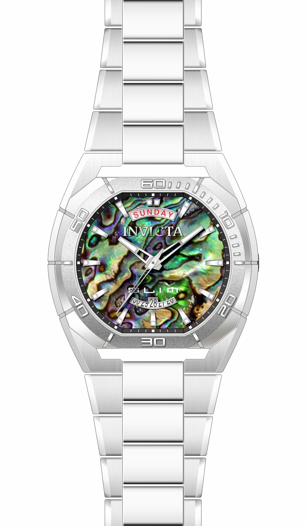 Band for Invicta Slim Men 43080