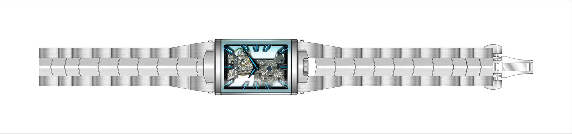 Band for Invicta Vintage Men 43088