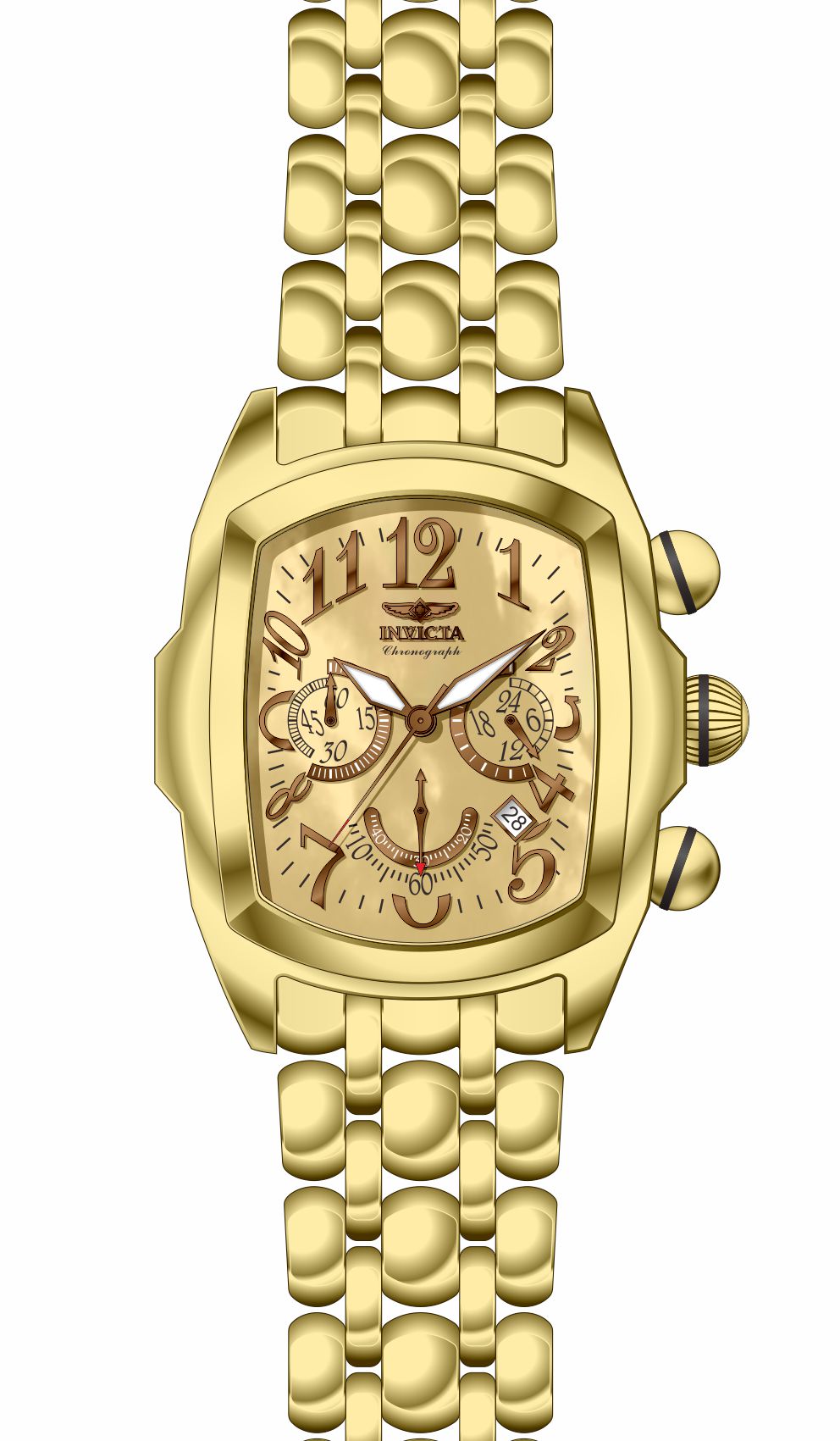 Band for Invicta Lupah Men 43156