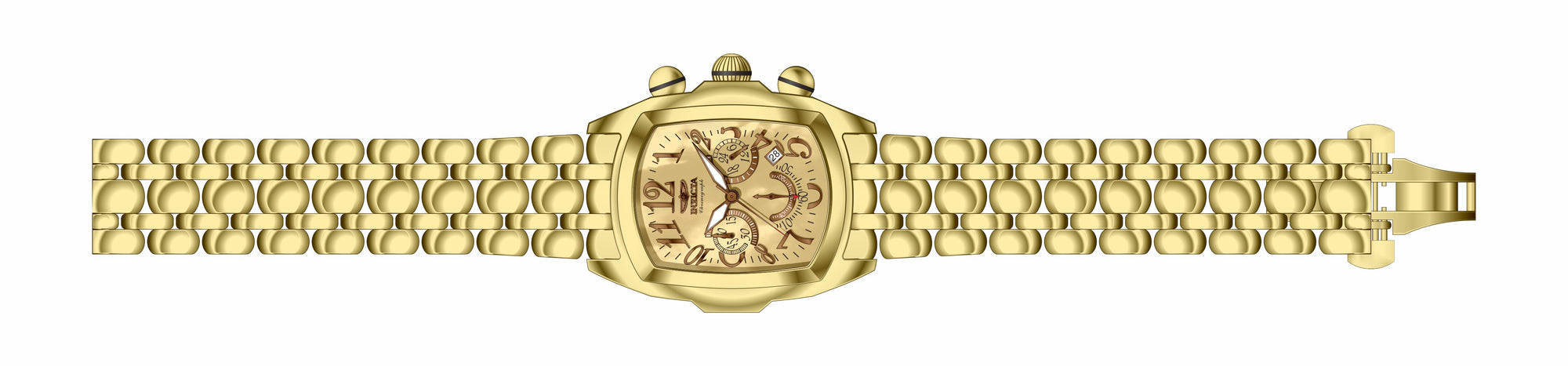 Band for Invicta Lupah Men 43156