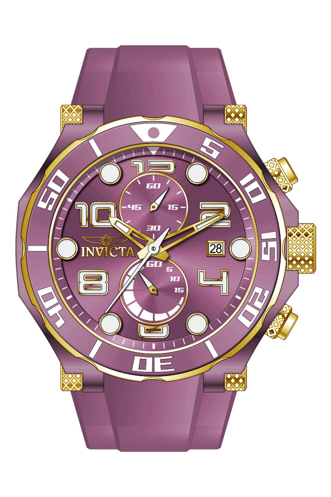 Band for Invicta Pro Diver Men 40656