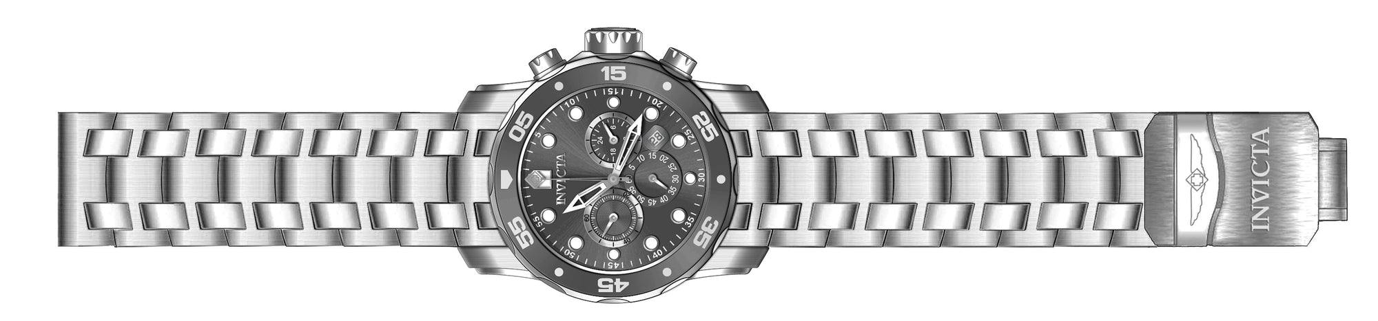 Band for Invicta Pro Diver SCUBA Men 40194