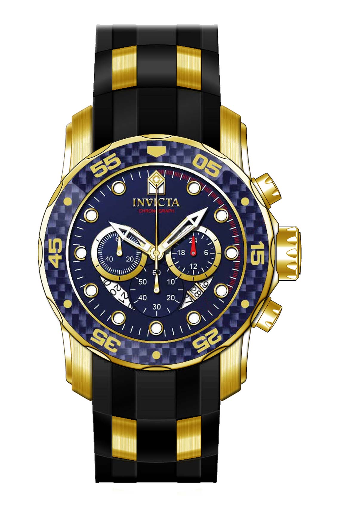 Parts for Invicta Pro Diver Zager Exclusive Men 35416