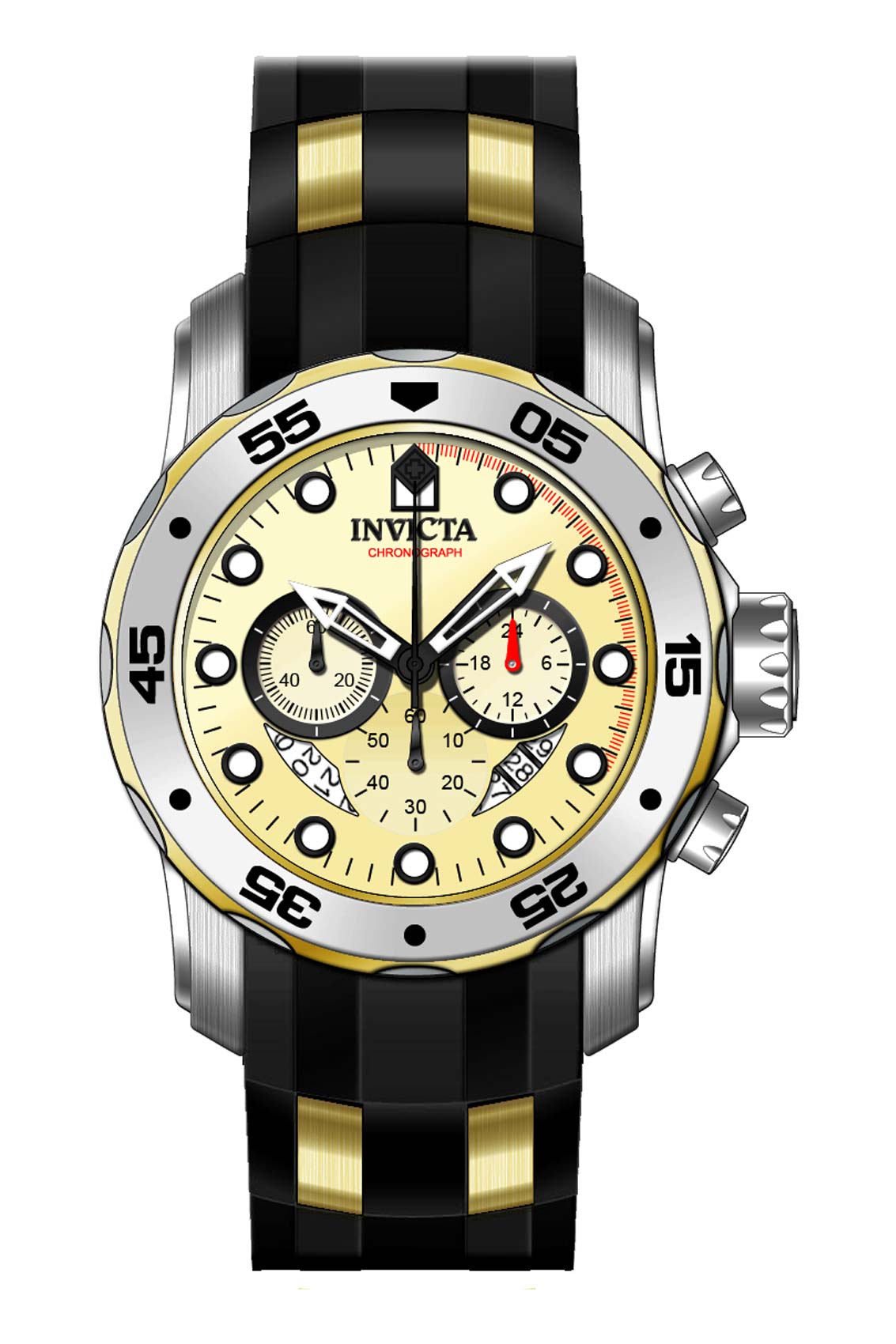 Band for Invicta Pro Diver Men 40478