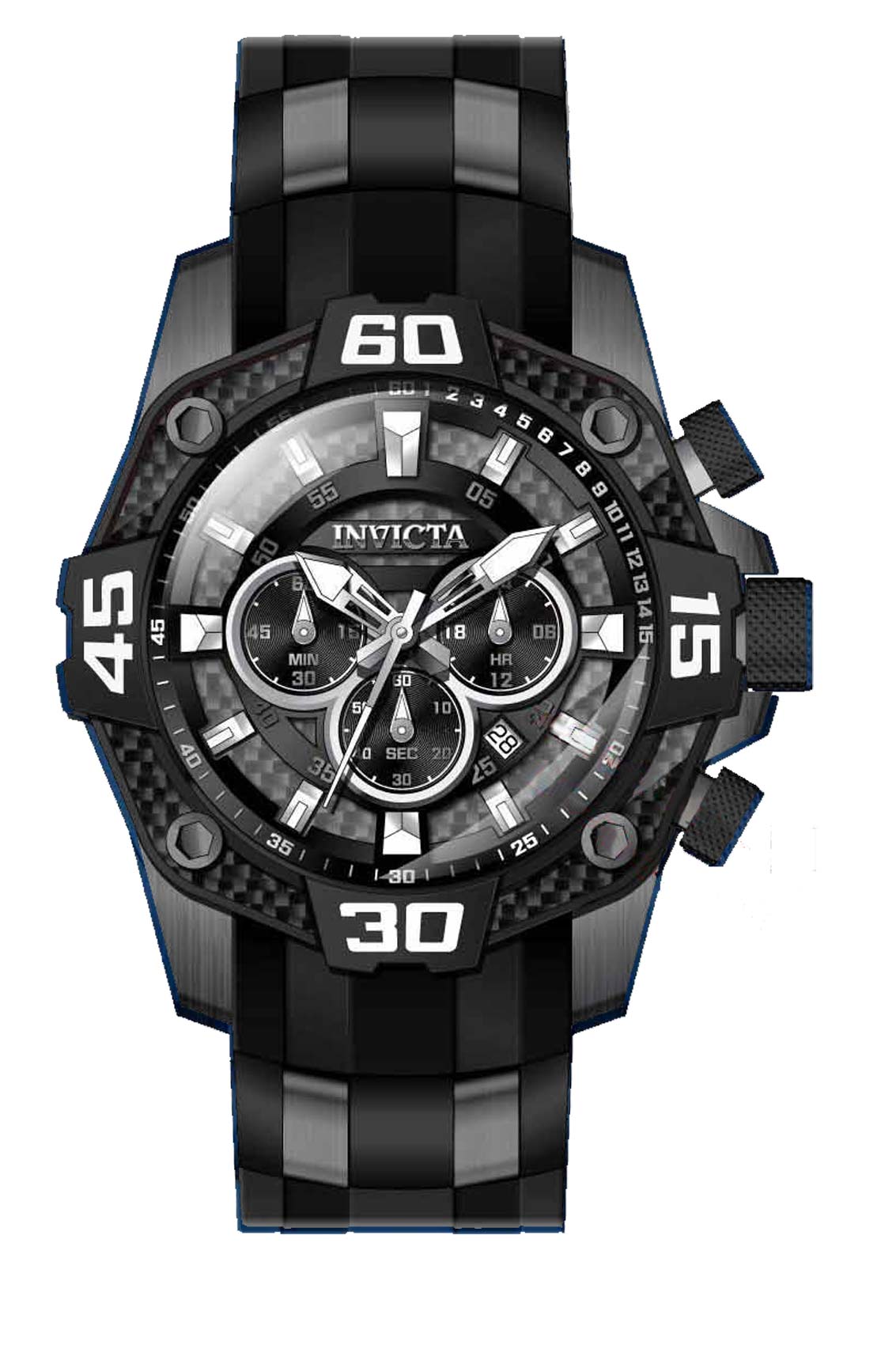 Band for Invicta Pro Diver Men 33841