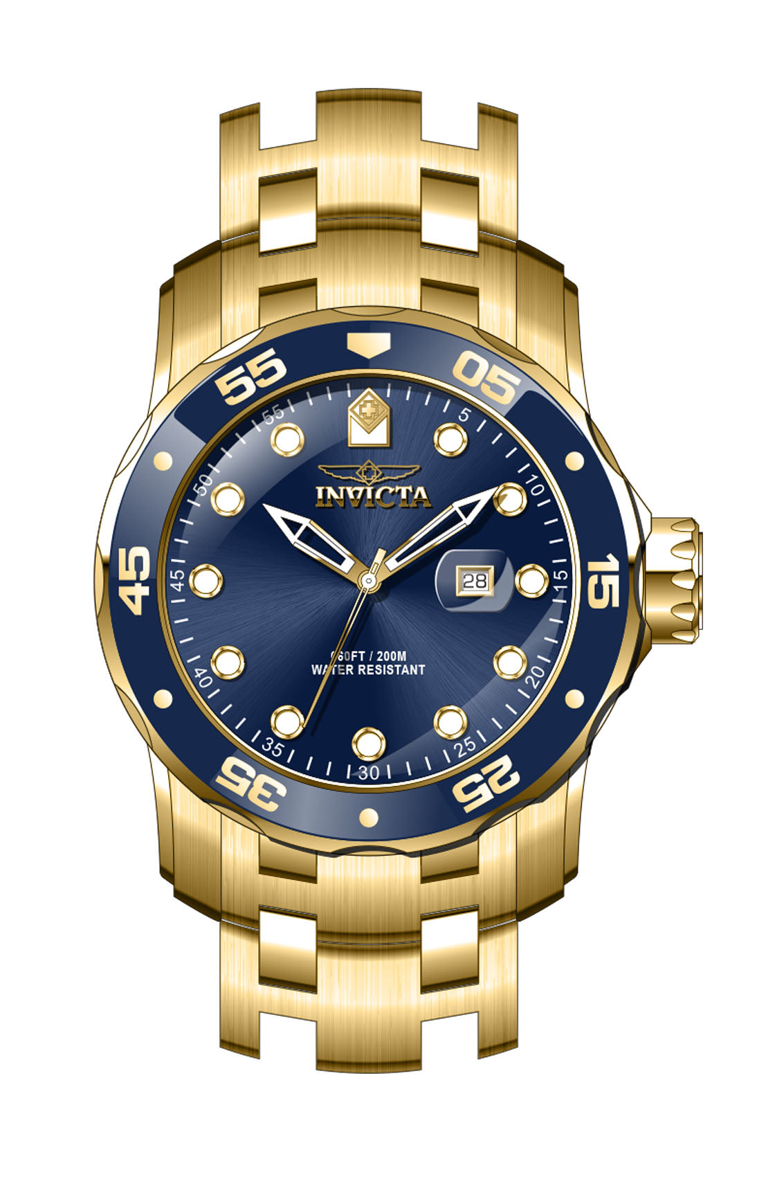 Invicta Men's Pro Diver 39090 Quartz Watch Invicta Men\u0027s 39090 Pro Diver Quartz 3 Hand Blue Dial Watch