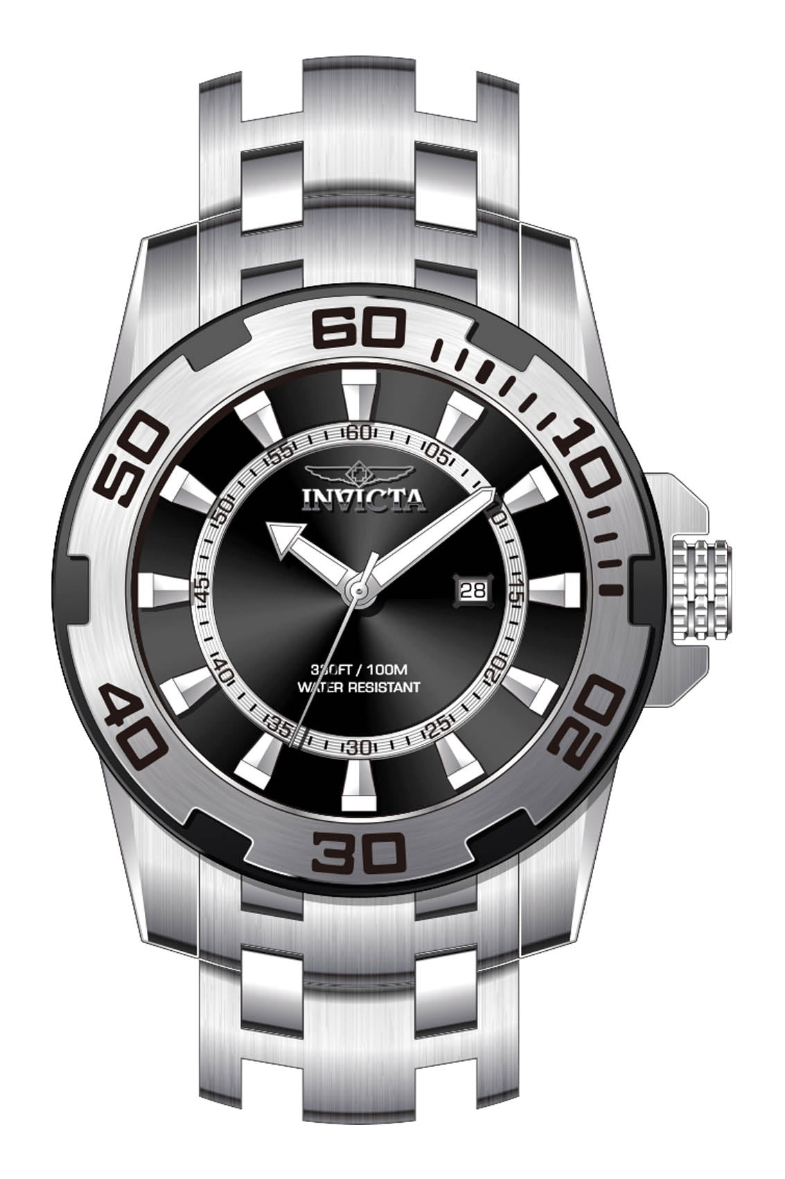 Parts for Invicta Pro Diver Men 39107