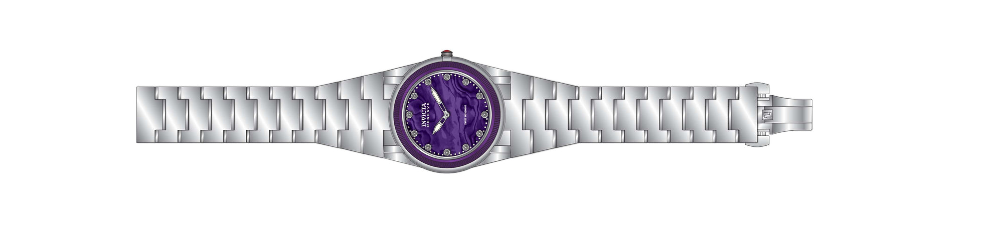 Band for Invicta Reserve Slim men 41064