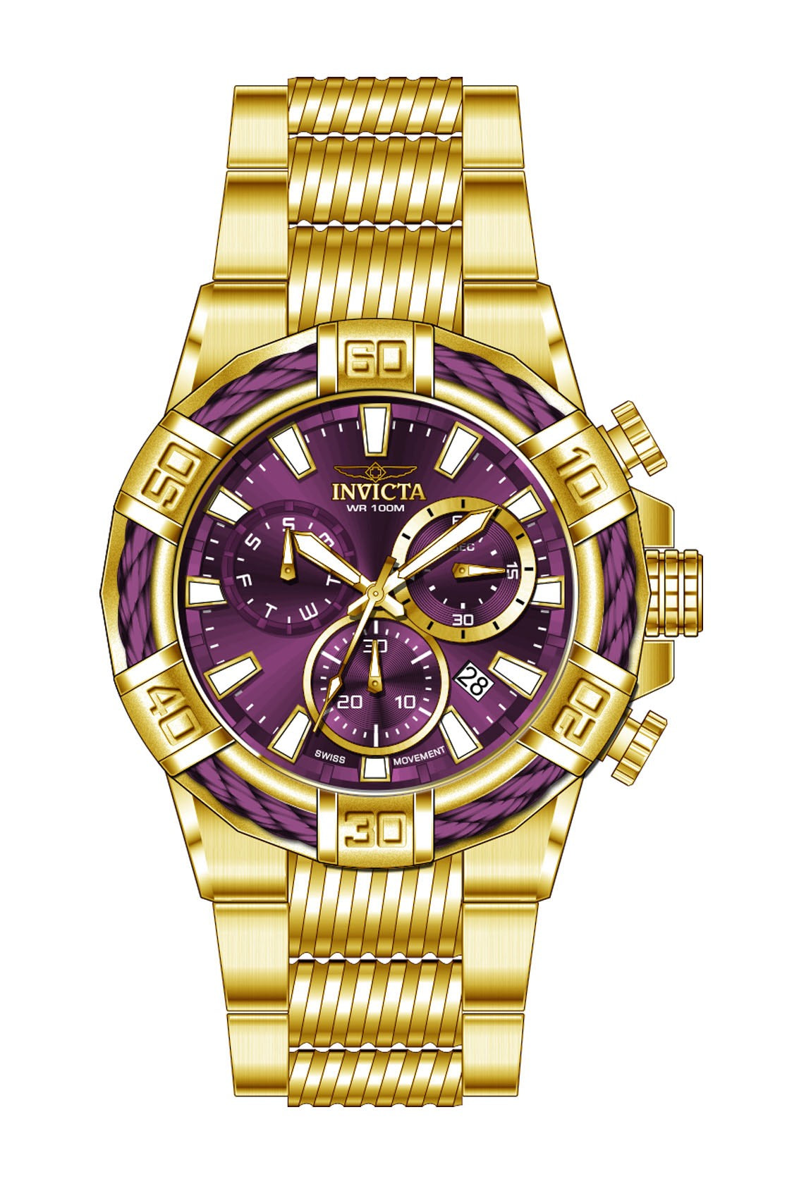 Band for Invicta Bolt Men 40911